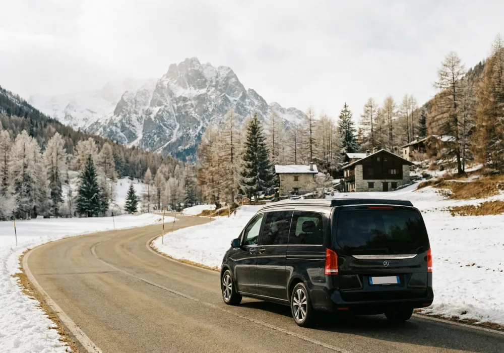 From the airports into the Langhe, and up the valleys in winter