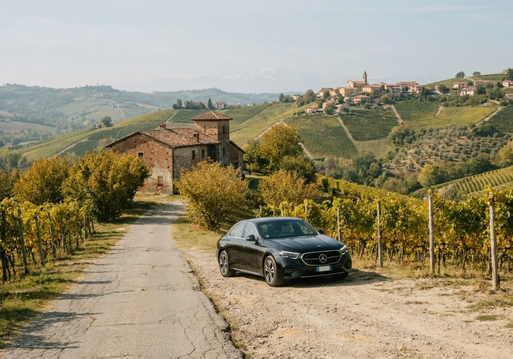 The train reaches Alba, not Barolo